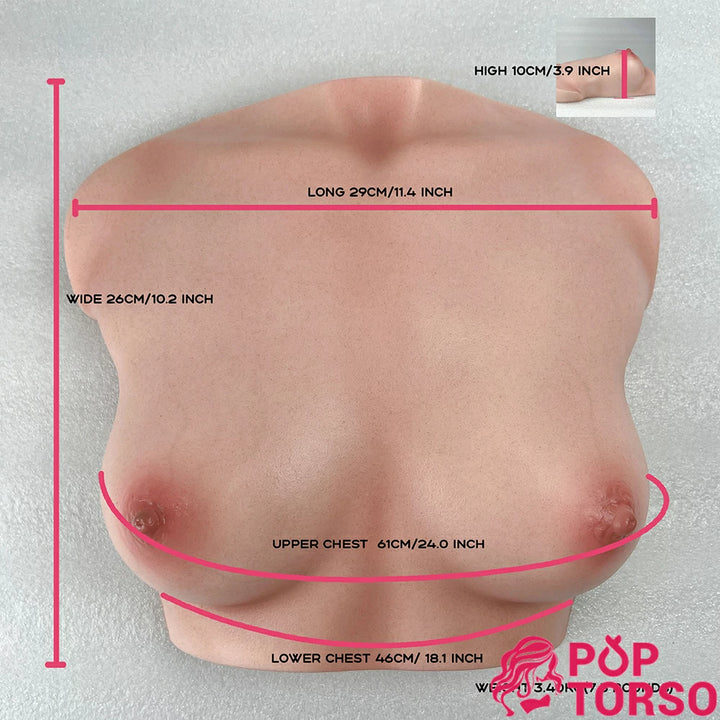 Climax Silicone Female Realistic Breasts Male Masturbators