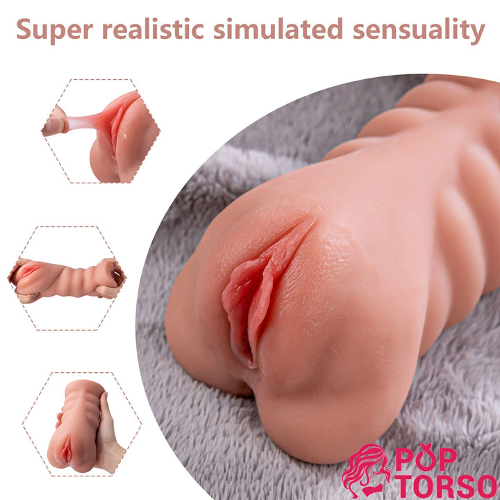 Yeloly Ramarr Automatic Vibrating Pocket Pussy 3D Realistic   Vagina Labia Sex Toy