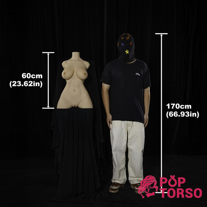 half torso sex doll size
