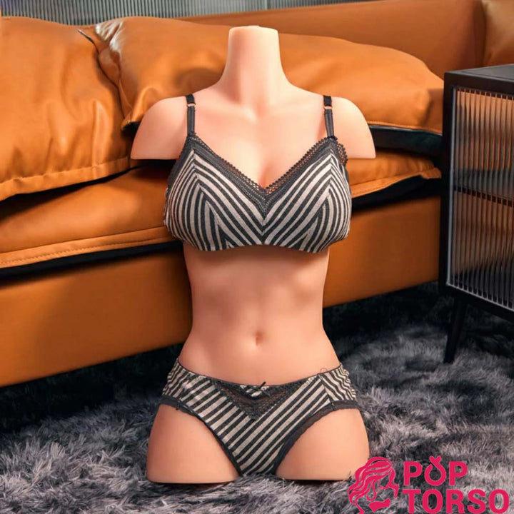 Irontech Rosa Life-size BBW Female Silicone F-Cup Big Tits Booty Sex Doll Torso