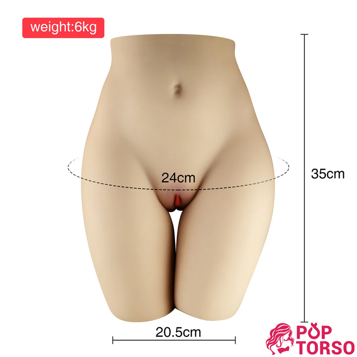 Yeloly Amber  Realistic Big Booty Torso Love Dolls Male Sex Toys