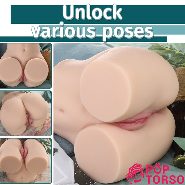 Yeloly Tess  Real Big Butt Love Dolls Male Sex Torso Toy 